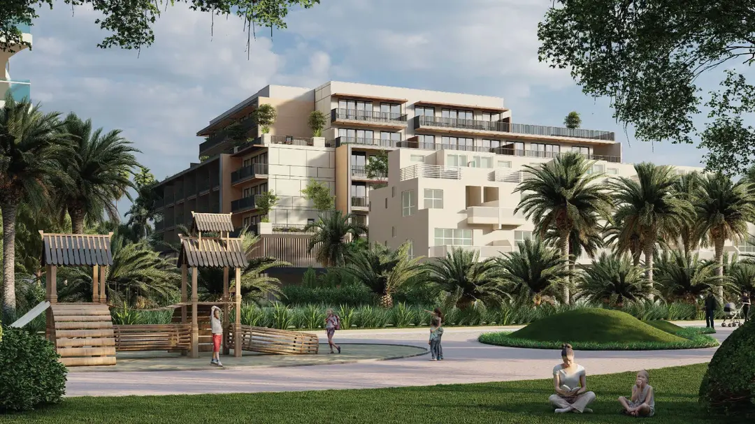 A family park in a residential community